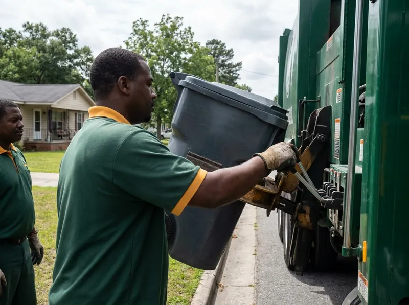 Residential Curbside Trash Pickup in Bishopville, SC